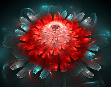 創(chuàng)造性設(shè)計(jì)的抽象分形圖解圖片