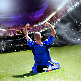 足球运动员照片