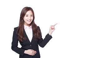 女商人展示的东西图片