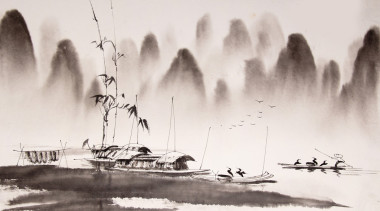 中國(guó)水墨山水畫(huà)