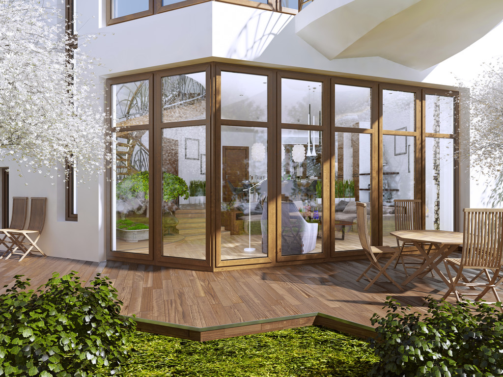 私人住宅的阳光露台 私人住宅的阳光露台