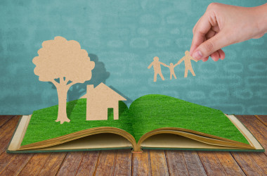 剪紙的家庭符號(hào)上草本老書圖片