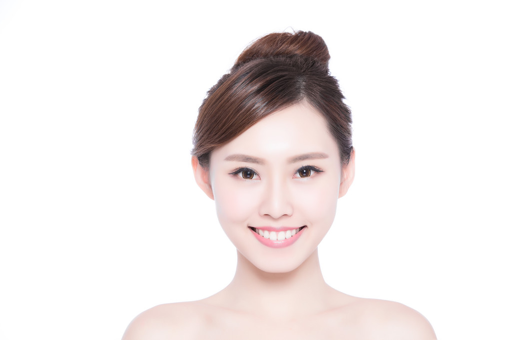 美丽的女人笑着  美丽的女人笑着