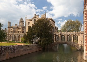 圣约翰学院。剑桥大学。英国