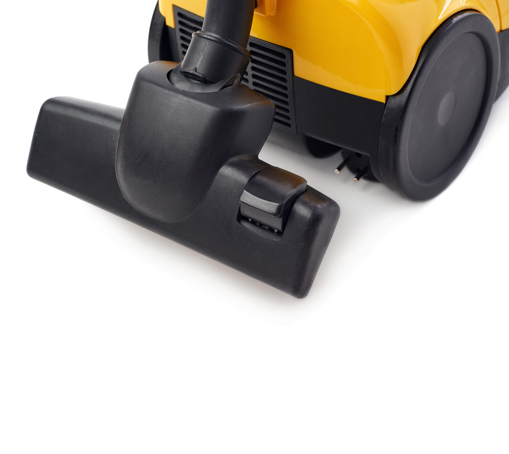 真空吸尘器在孤立的白色背景 真空吸尘器在孤立的白色背景