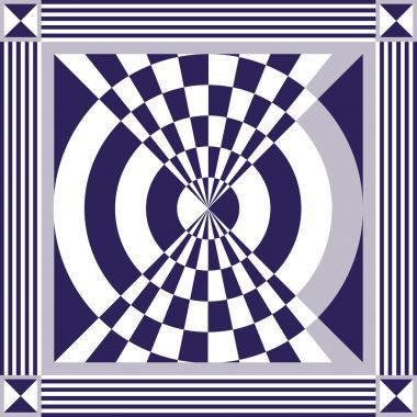 无缝纹理或背景与几何图案 18 蓝色