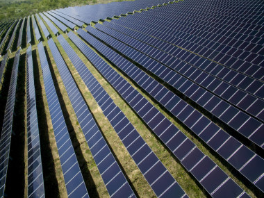 工业鸟瞰光伏太阳能单位 图片