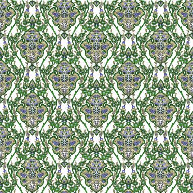 伊兹尼克瓷砖模式照片