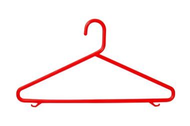 红色塑料衣架图片