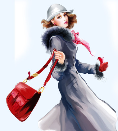 復(fù)古風(fēng)格的女人