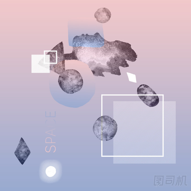作者的水彩拼貼藝術(shù)