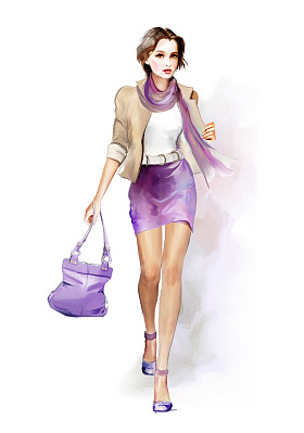 全长时尚女人图片
