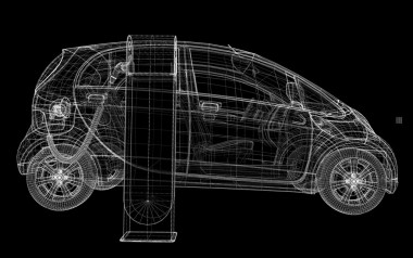電動汽車充電圖片