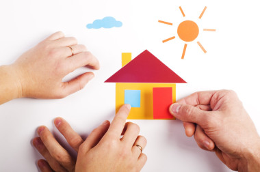 手用紙房子圖片