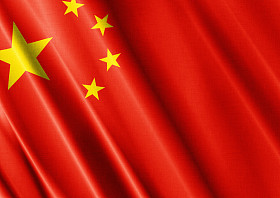 中国关闭那飘扬的旗帜图片