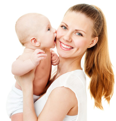 媽媽和寶寶玩和微笑圖片