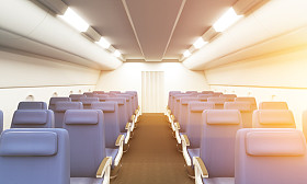 飞机内部色调照片