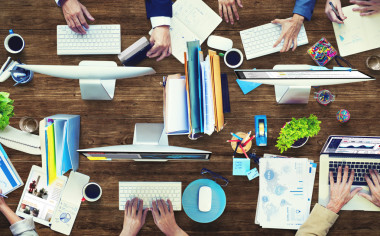 工作的商務(wù)人士