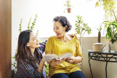 女兒與母親概念