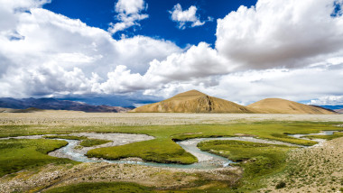 在喜马拉雅山区河流 图片