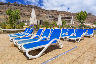 在加那利群岛上的阳光假期图片