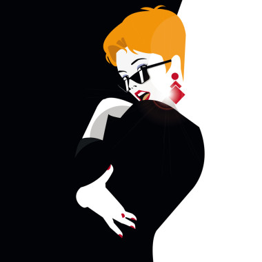 時(shí)尚少女.圖片