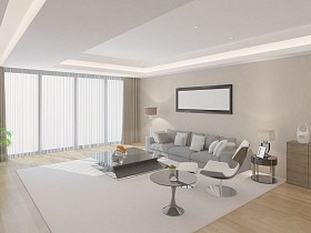 明亮而宽敞的房间