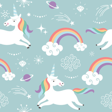 獨(dú)角獸魔術(shù)背景 