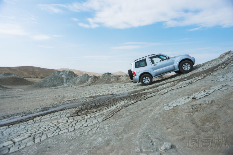 在該地區(qū)的景觀 Qobustan 國家公園。阿塞拜疆