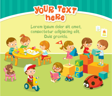 幼儿园儿童的活动图片