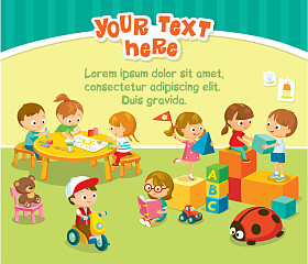 幼儿园儿童的活动图片