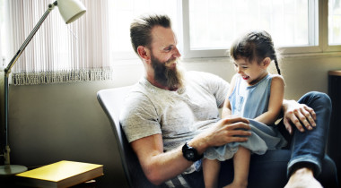 家庭放松概念照片