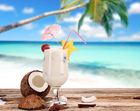 水果鸡尾酒图片