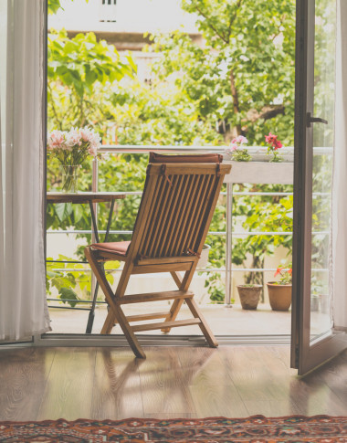 漂亮的露臺或陽臺