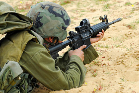 m16 以色列陆军步枪士兵