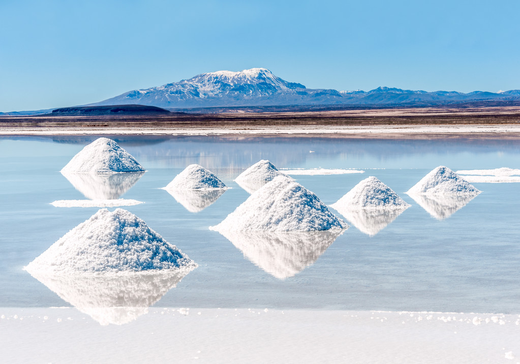 咸水湖-salar de 在玻利维亚的乌尤