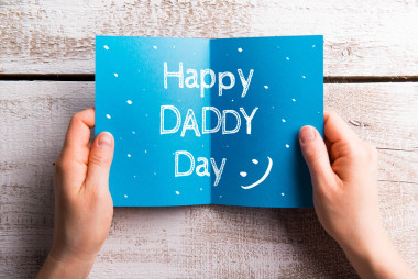 父親一天組成. 照片