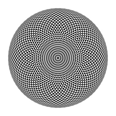 黑色和白色圆形图案