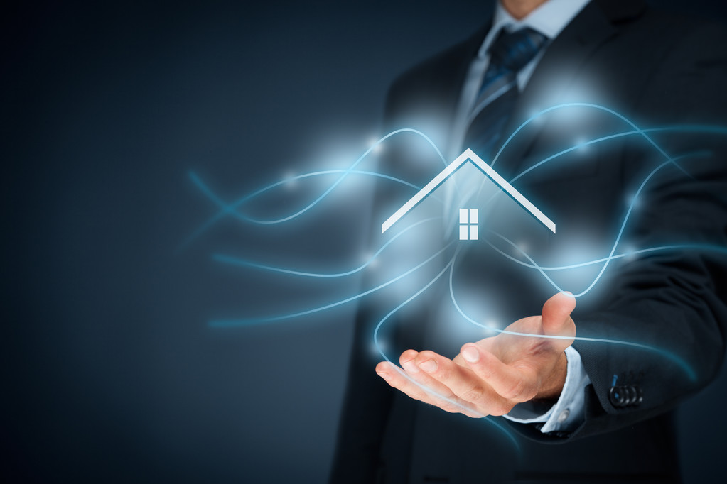 房子和无线通信的象