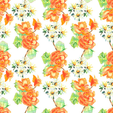 海棠手绘画图片