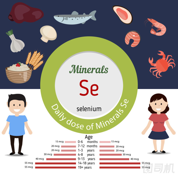 礦物質(zhì)硒分布圖照片