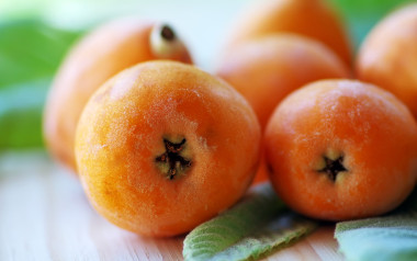 枇杷枸杞果實的特寫 