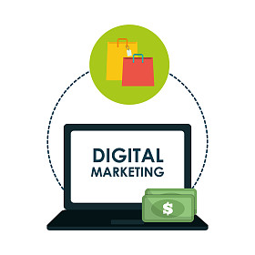 购物的设计。市场营销图标。孤立的插画、 矢量