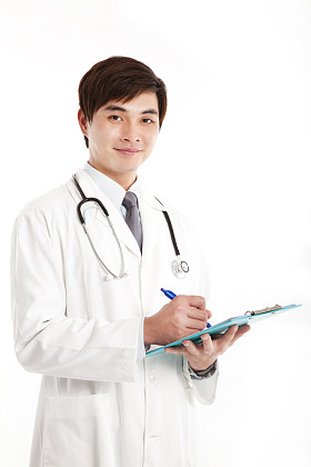 剪贴板微笑亚洲医学博士图片