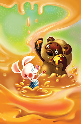 文森的故事和他的朋友小猪在 honey.fairy 的故事背景