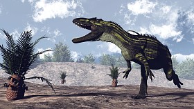 Torvosaurus 恐龙-3d 渲染