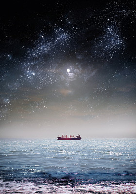 夜景天空