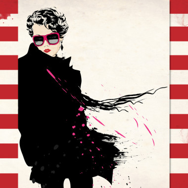 現(xiàn)代少女 grunge 背景