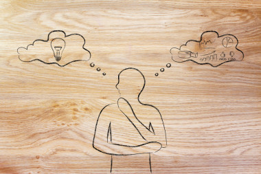 創(chuàng)造性與分析性思維插圖圖片