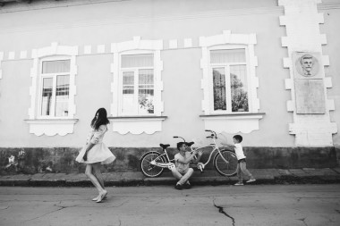 家庭自行車游覽